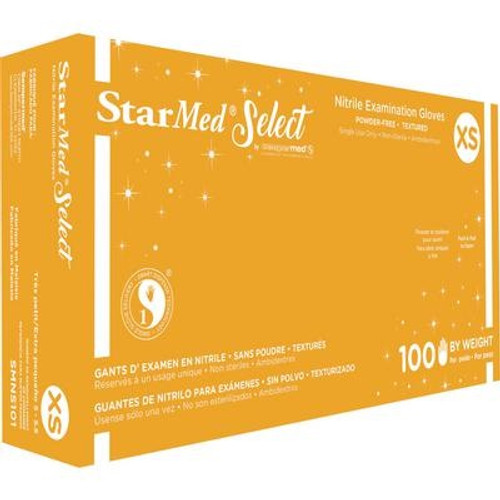 StarMed MED Nitrile PF Txt Purple Gloves (100) product image