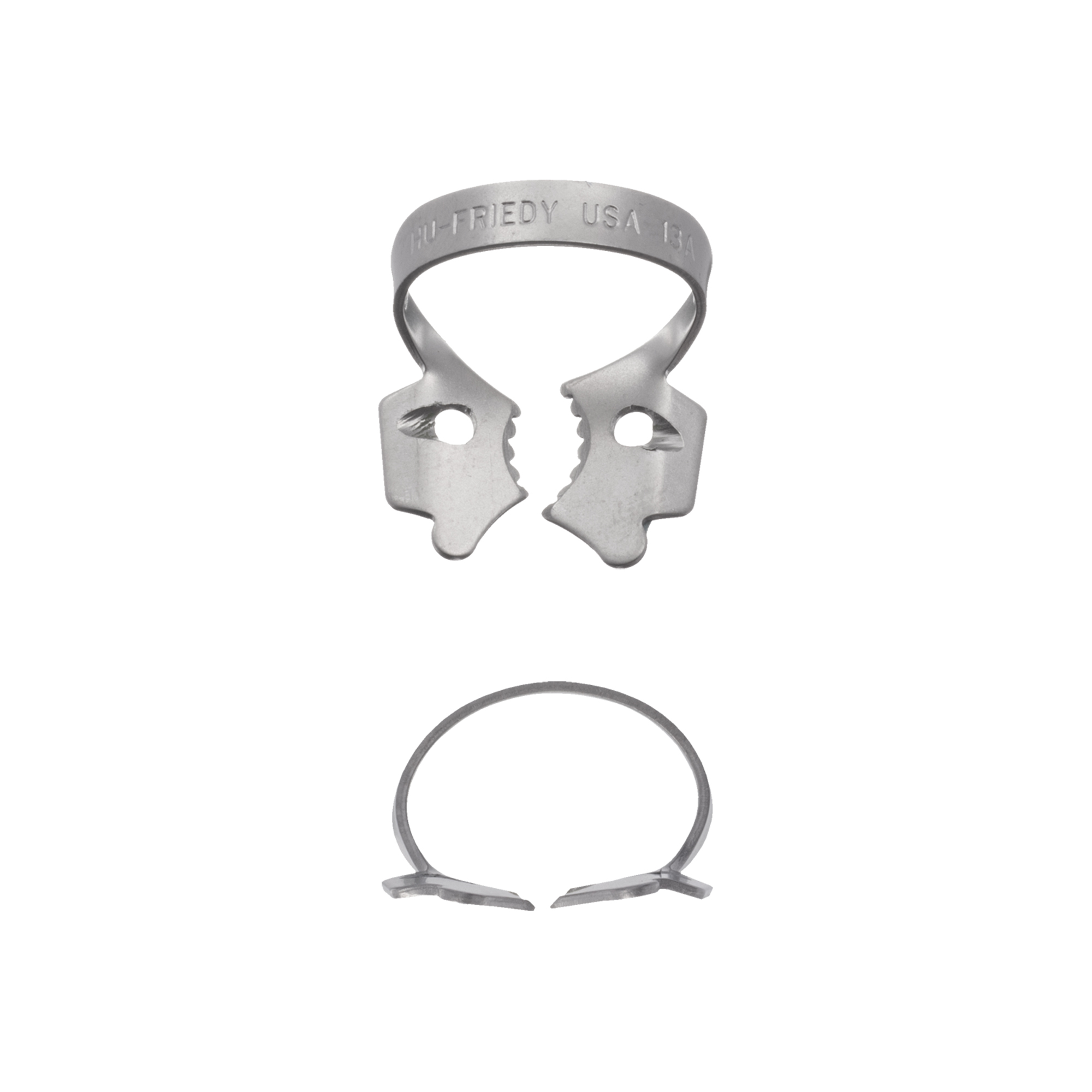 13A Satin Steel™ Rubber Dam Clamp with Grooves product image