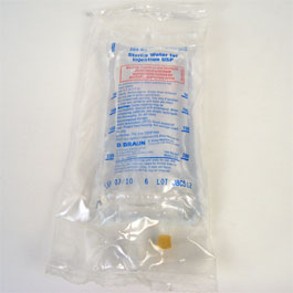 Sterile Water for Injection 250mL Bag product image