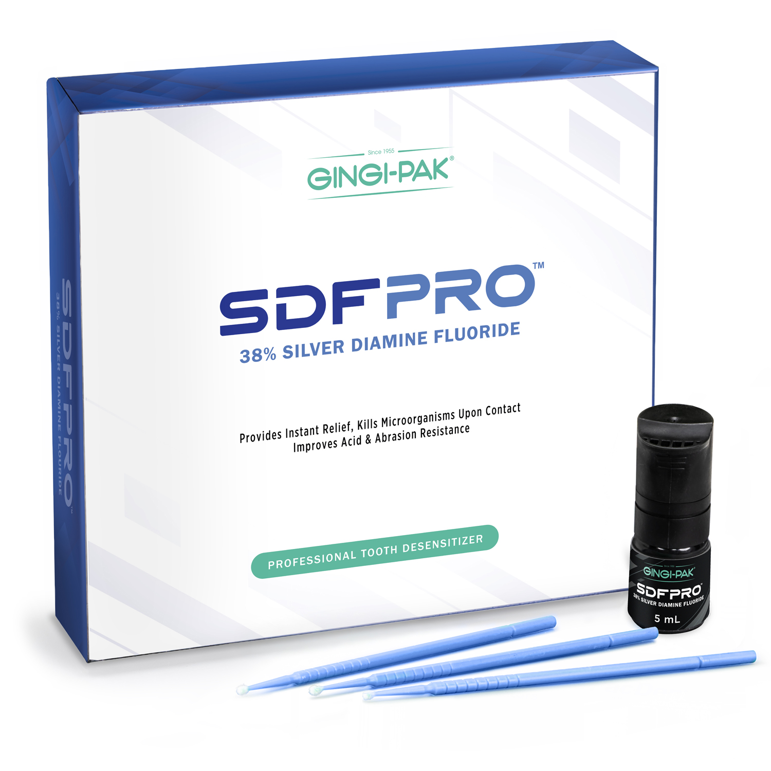 SDF Pro 38% Silver Diamine Fluoride Solution Bottle Kit: 1x 5mL Bottle and 50 x Micro Applicator Tips, 73014 thumbnail 11