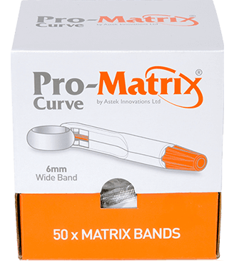 Pro-Matrix Curved Bands, Wide, Contoured, 6 mm, Orange, 50/Pk, 19006 thumbnail 13