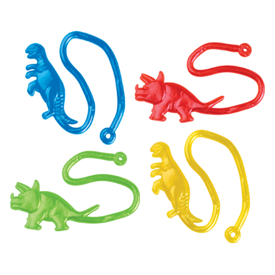 Dinosaur Sticky Figures Assorted Colors 12/Pk thumbnail 3