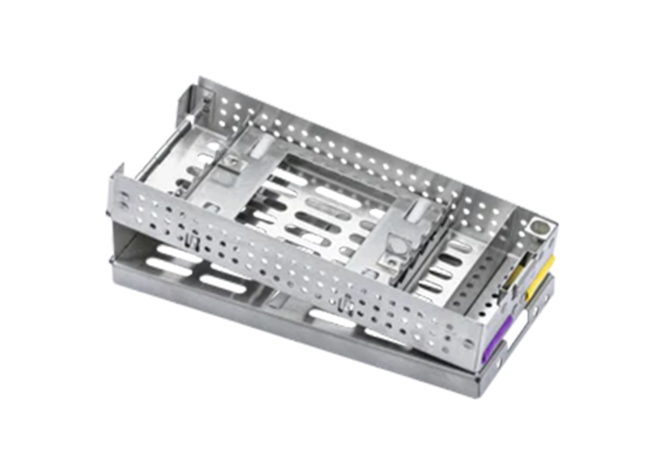 Flip-Top Instrument Cassette Stainless Steel Silver 14 Instruments Ea thumbnail 2