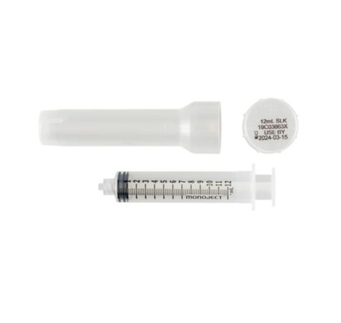 Monoject 20cc Syringe Only w/Regular Luer Tip (50) thumbnail 2
