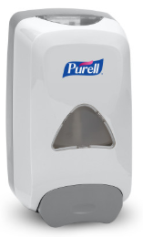 Gojo FMX-12 Sanitizer Dispenser, Push-Style Gray product image