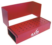 Bur Block Aluminum 14 Hole Red Swivel Top Ea image