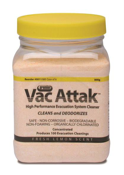 Vac Attak Evacuation System Cleaner, Powder, 800 g/Jar, Lemon, 1/Pk, 9011101 thumbnail 15