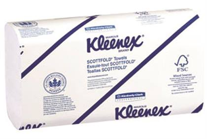 KLEENEX SCOTTFOLD TOWELS (25X120) - KLEENEX SCOTTFOLD TOWELS (25X120) - Image 1