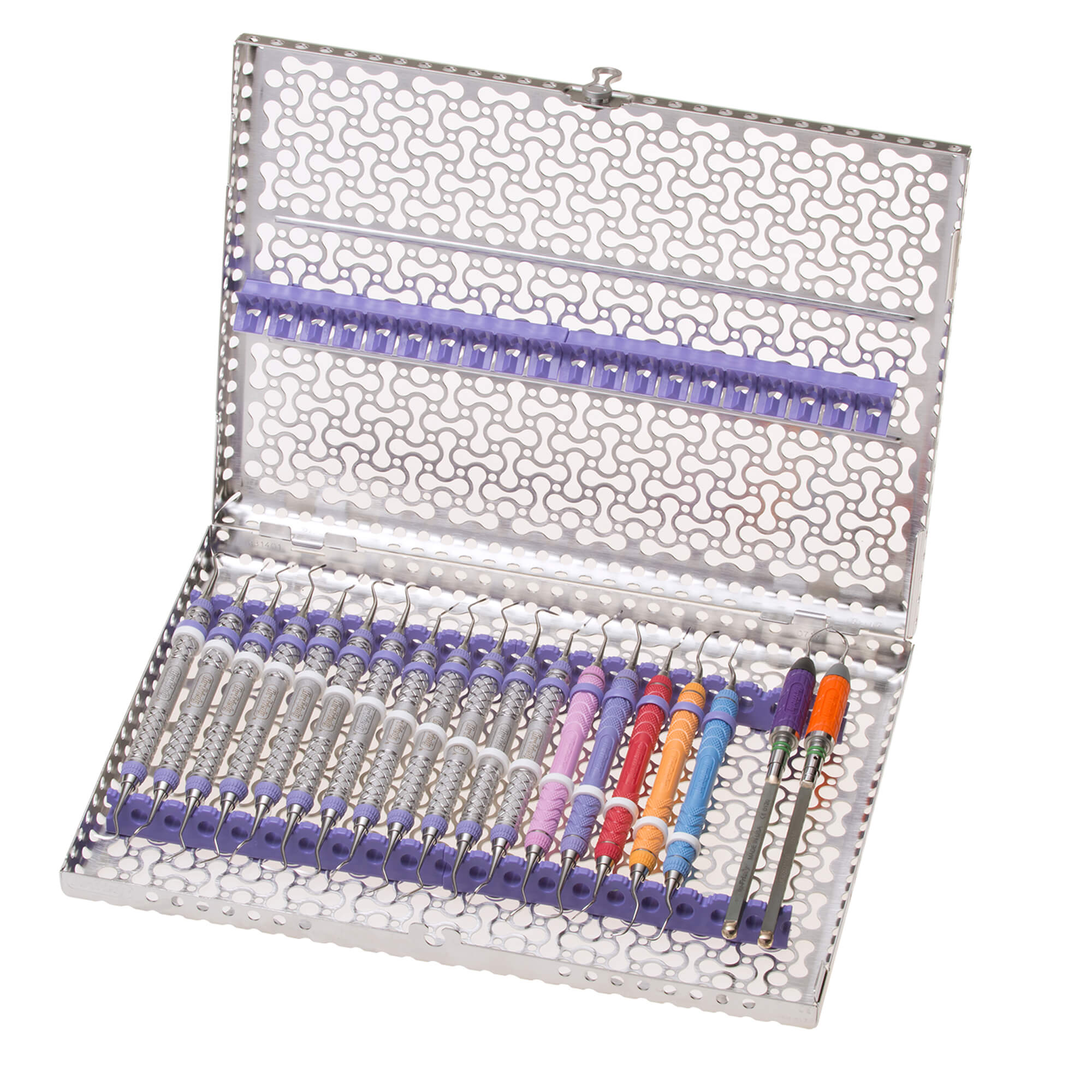 IMS Infinity Series Instrument Cassette SS Lg Orng 20 Instruments Ea image