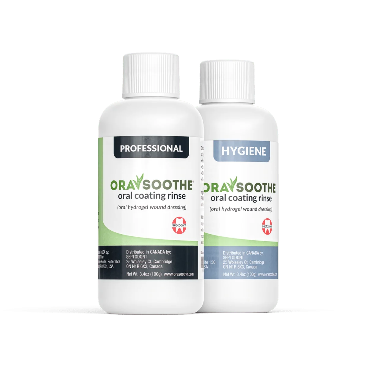 Orasoothe Hygiene Oral Coating Rinse 3.4oz product image