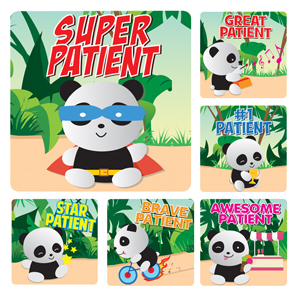 Stickers Panda Patient 100/Rl product image