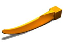 G-Wedge Wedge Standard Refill, Medium, Orange, 100/Pk, GSWOR thumbnail 4