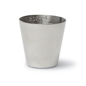 Graduated Stainless Steel Medicine Cup Sterile 2oz product image