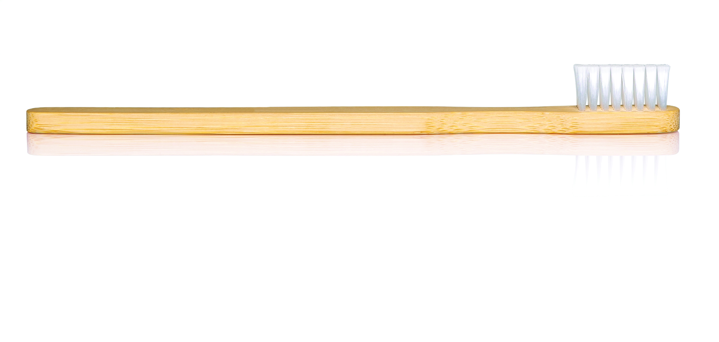 Natural Bamboo Toothbrush Soft Flat - 32 Tuft (72) - Natural Bamboo Toothbrush Soft Flat - 32 Tuft (72) - Image 1