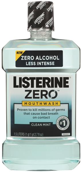 Listerine Zero Clean Mint 95ml (3.2oz)(24) thumbnail 2