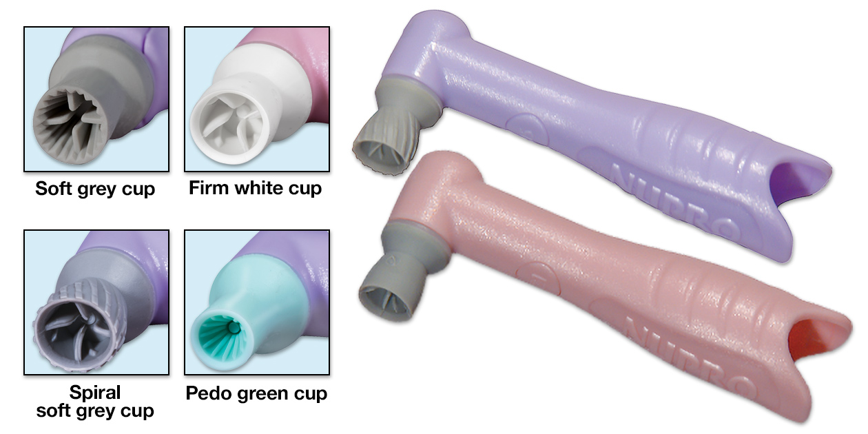 NUPRO Freedom Prophy Angle Spiral Lavender Latex-Free Econo Packs 1200/Ca thumbnail 12