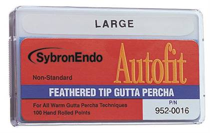 Autofit Feathered Tip Gutta Percha Points, Hand-Rolled, Non-Standard, Medium, 100/Pk, 952-0014 thumbnail 10