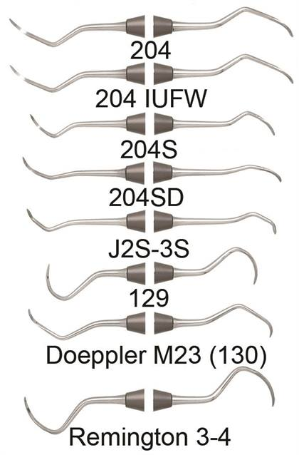Sickle Scaler Double End Size 204S DuraLite Round Stainless Steel Ea thumbnail 8