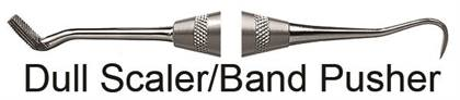 Band Pusher / Scaler Double End #6 Satin Steel Round Curved Straight Ea thumbnail 19