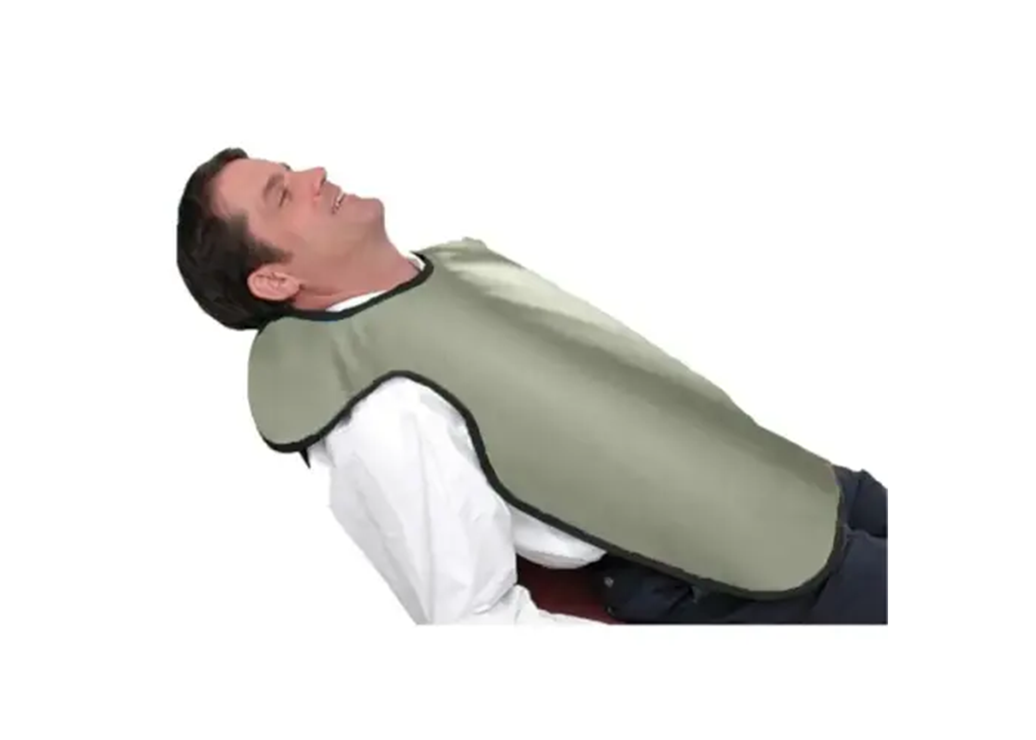 Safe'n'Sure Grey Lead Adult Bib Apron without Collar product image