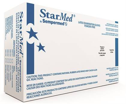 StarMed XL Latex PF Gloves (100) - StarMed XL Latex PF Gloves (100) - Image 1