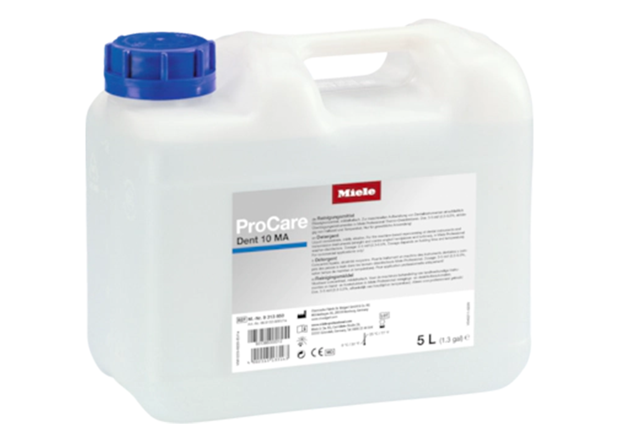 ProCare Dent 10 MA  Liquid Detergent Mildly Alkaline 5 Liter thumbnail 2