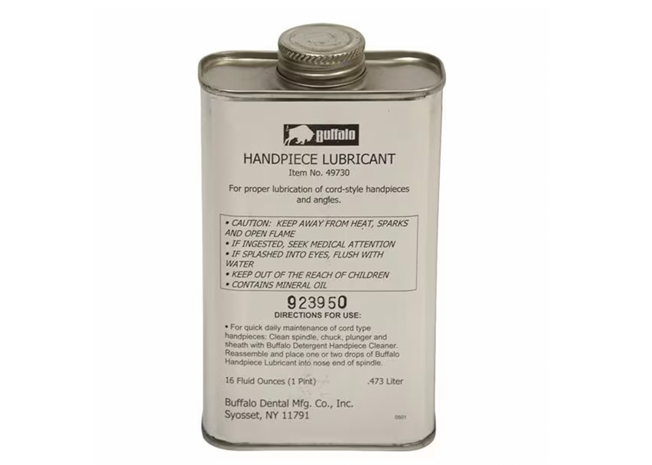 Handpiece Cleaner and Lubricant Can, 16 oz, Medium, 1/Pk thumbnail 6