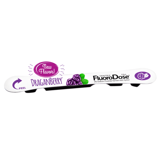 FluoroDose Varnish 5% Sodium Fluoride 0.3 mL DraganBerry 600/Pk product image