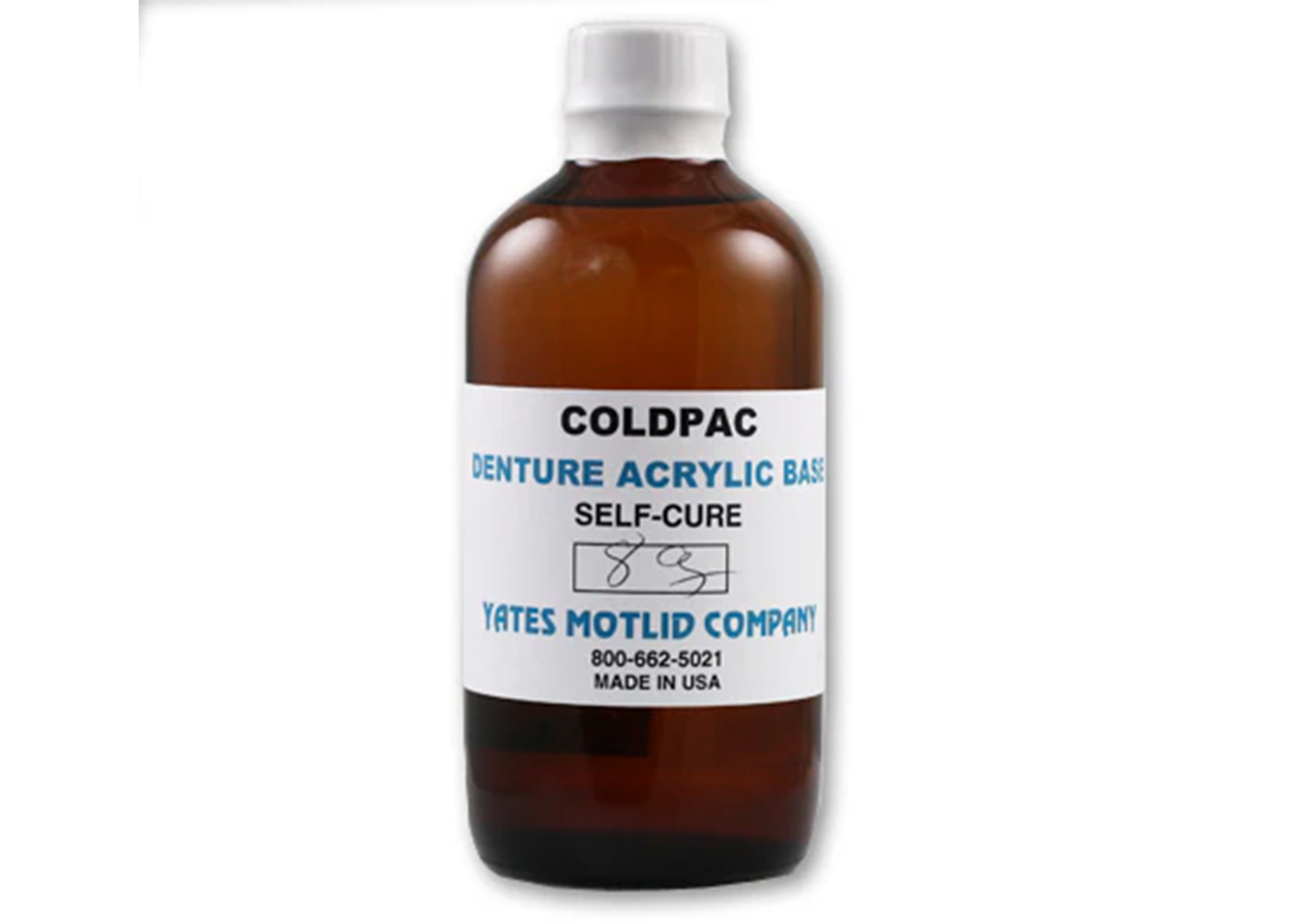Coldpac Tooth Acrylic Temporary Material 16 oz Refill product image