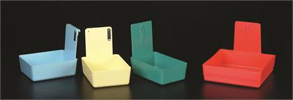 Plastic Lab Pan with Metal Clip, Neon Purple, 1/Pk, 207MLP-10N thumbnail 4