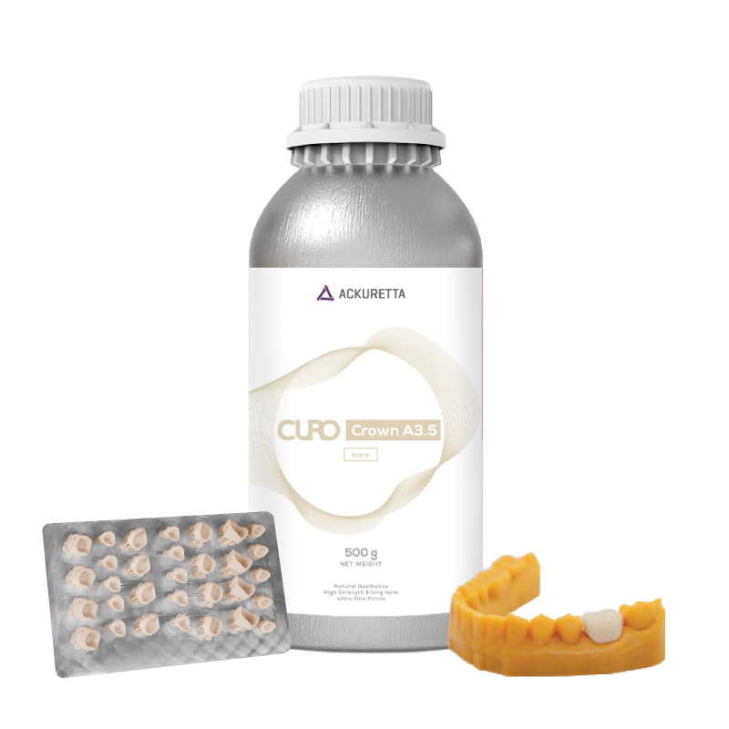 CURO Crown 3D Resin, 500 g Bottle - A3.5 thumbnail 2