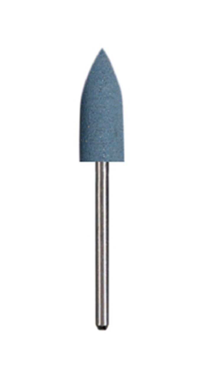 Classic Midget Polishers, Rubber, FG, Flame, # 138, Hi-Glaze, Blue, 12/Pk thumbnail 7