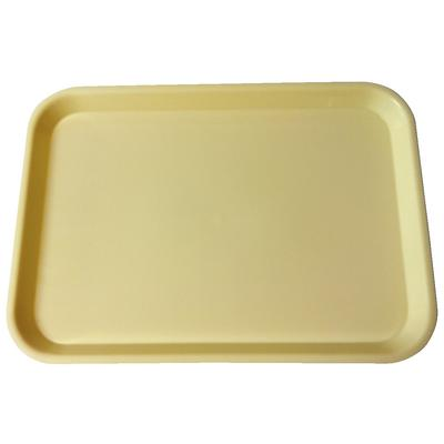Set-Up Plastic Flat Trays, # B, Yellow, 1/Pk, 300BF-3 product image