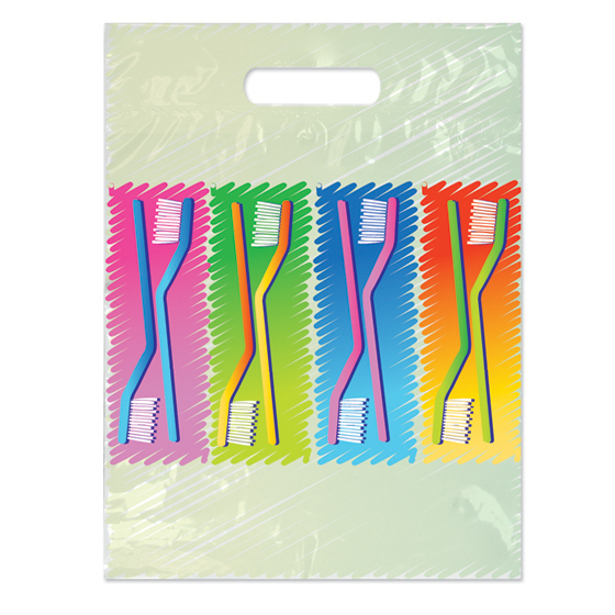 Full Color Bags Brushes 9 in x 13 in 250/Pk thumbnail 2