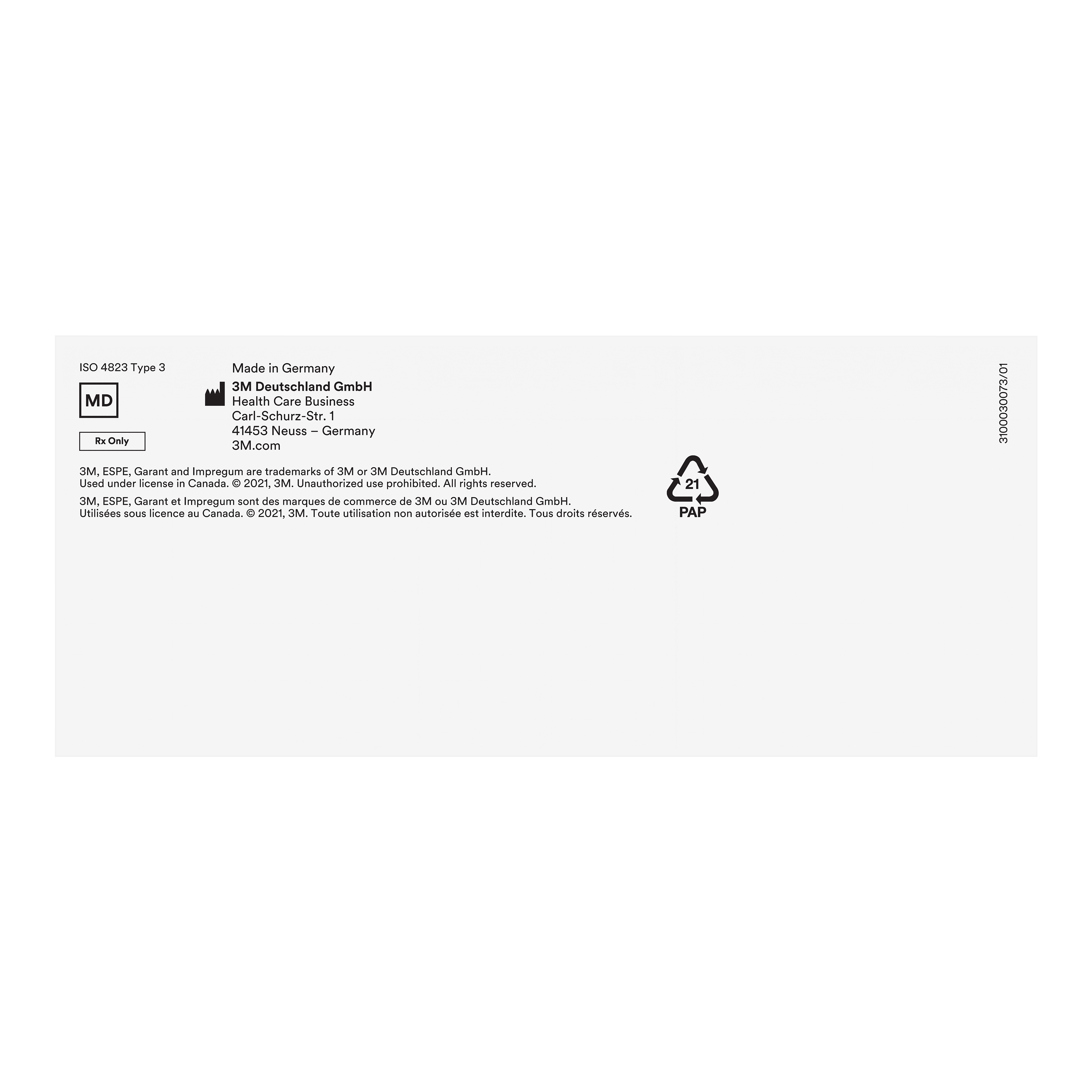 Impregum Garant Soft Polyether Impression Material, Light Body, Quick Step, 50 ml Cartridge, 4/Pk thumbnail 13