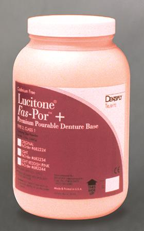 -Lucitone Fas-Por + Lt Red.Pink Pdr 32-Unit 640G - -Lucitone Fas-Por + Lt Red.Pink Pdr 32-Unit 640G - Image 1