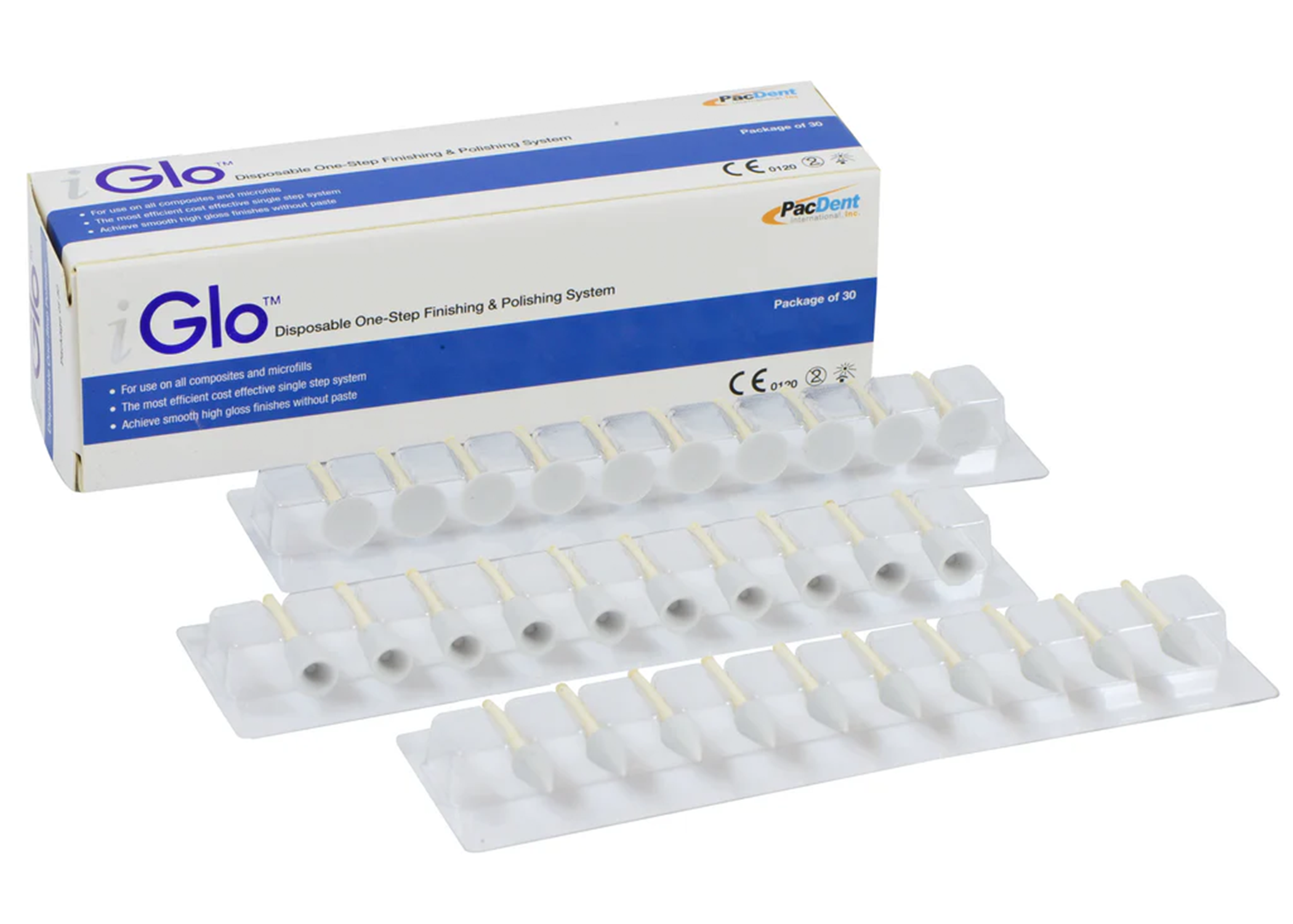 iGlo Disposable One-Step Silicon Polisher, Points, Refill, 30/Pk, PG-04 thumbnail 4