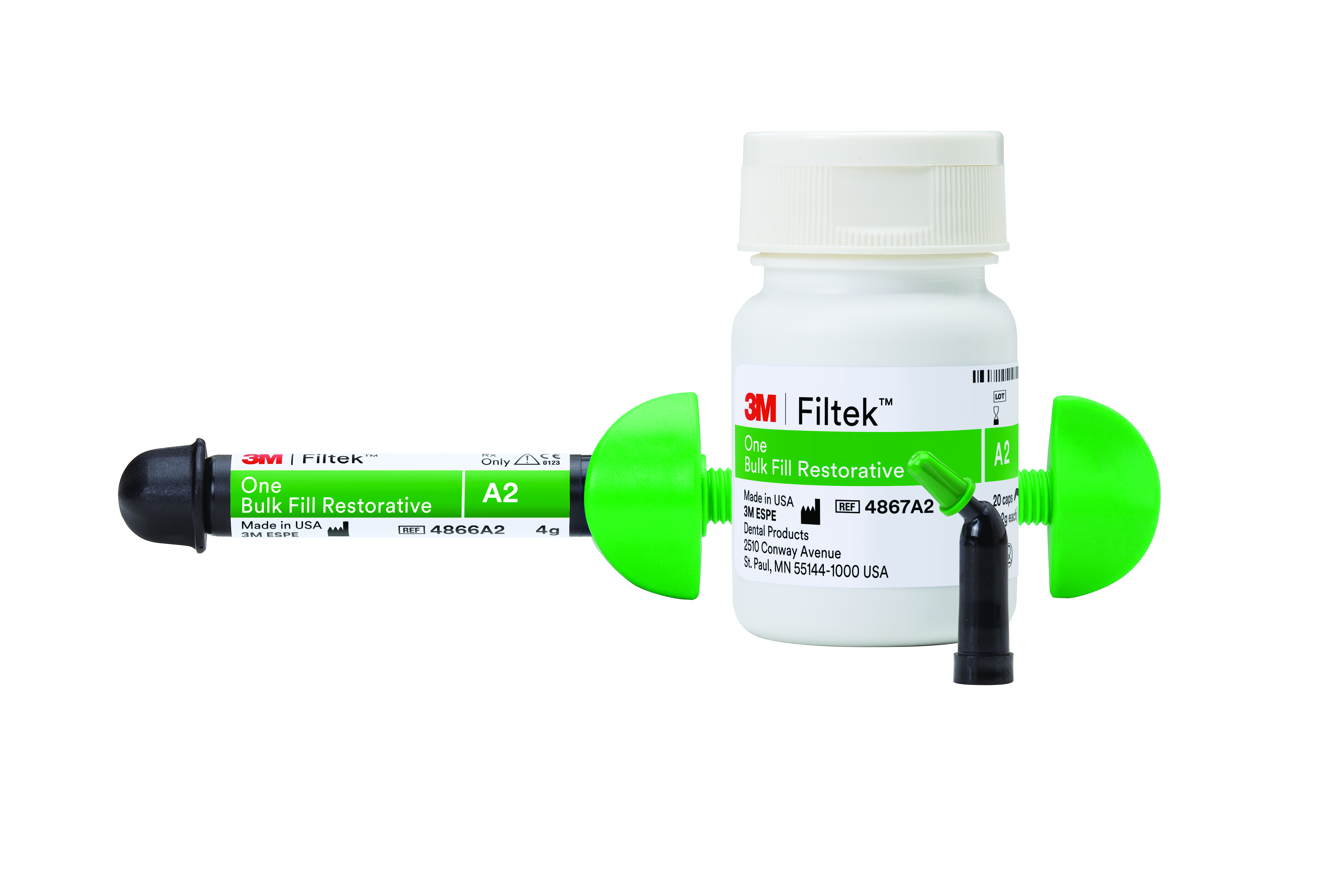 Filtek One Fill Restorative Syringe A2 4g (1) - Filtek One Fill Restorative Syringe A2 4g (1) - Image 1