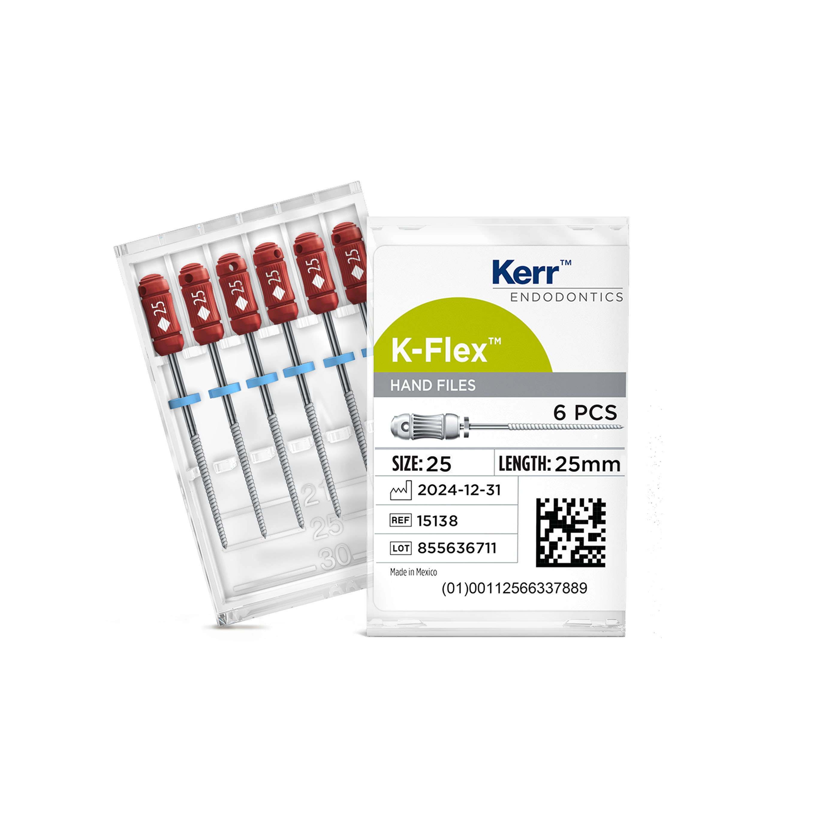 K-Flex Stainless Steel File, 30 mm, # 08, Gray, 6/Pk, 15206 thumbnail 10