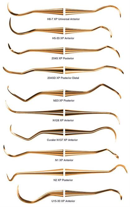 Sickle Scaler, XP, # 204S, Posterior, EagleLite, Resin, 3/8", Yellow, 1/Pk, AES204SXPX thumbnail 13
