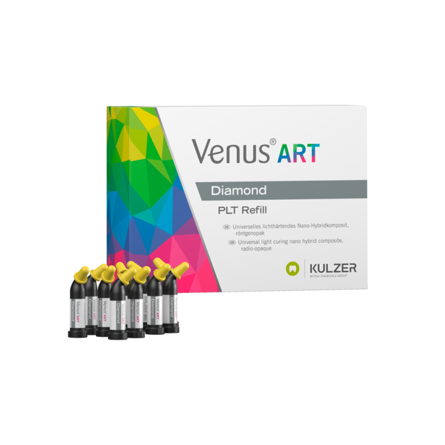 Venus Diamond Nanohybrid Bulk Fill, Light-Cure, PLT Refill, Universal Viscosity, 0.25 g, Opaque Medium Chromatic, 10/Pk, 66046732 thumbnail 10