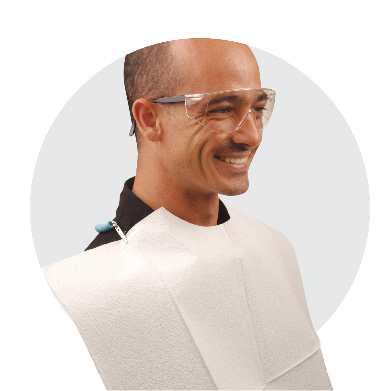 Contour Neck Bib 18x22 3+1 Ply White 400/Cs, WERUEC thumbnail 13