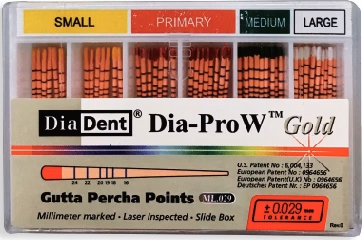 Gutta Percha, MM, Dia-Pro W Gold Primary, 60/Pk, ML168-S602 thumbnail 6