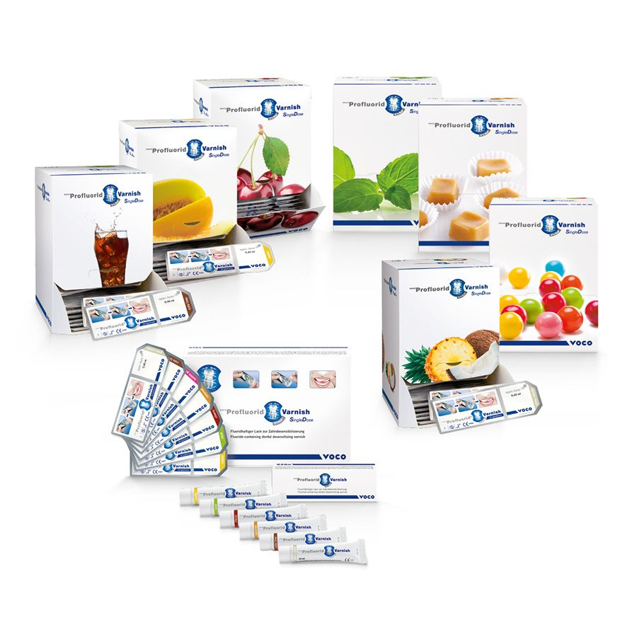 ProFluorid Fluoride Varnish 5% NaF 0.4 mL Cola Lime 200/Bx thumbnail 2