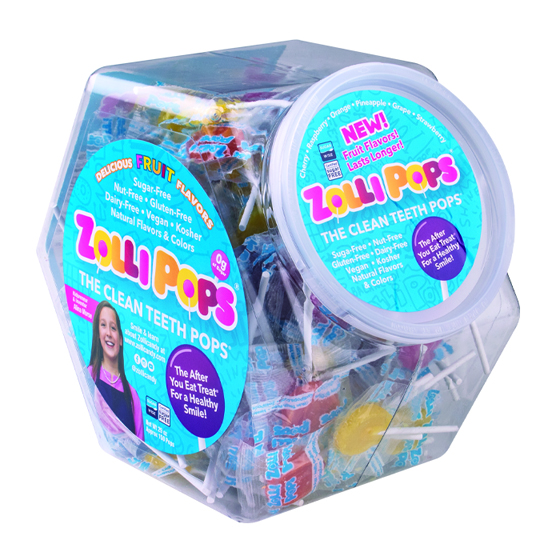 Zollipops Lollipops Assorted Fruit Round 150/Jr product image