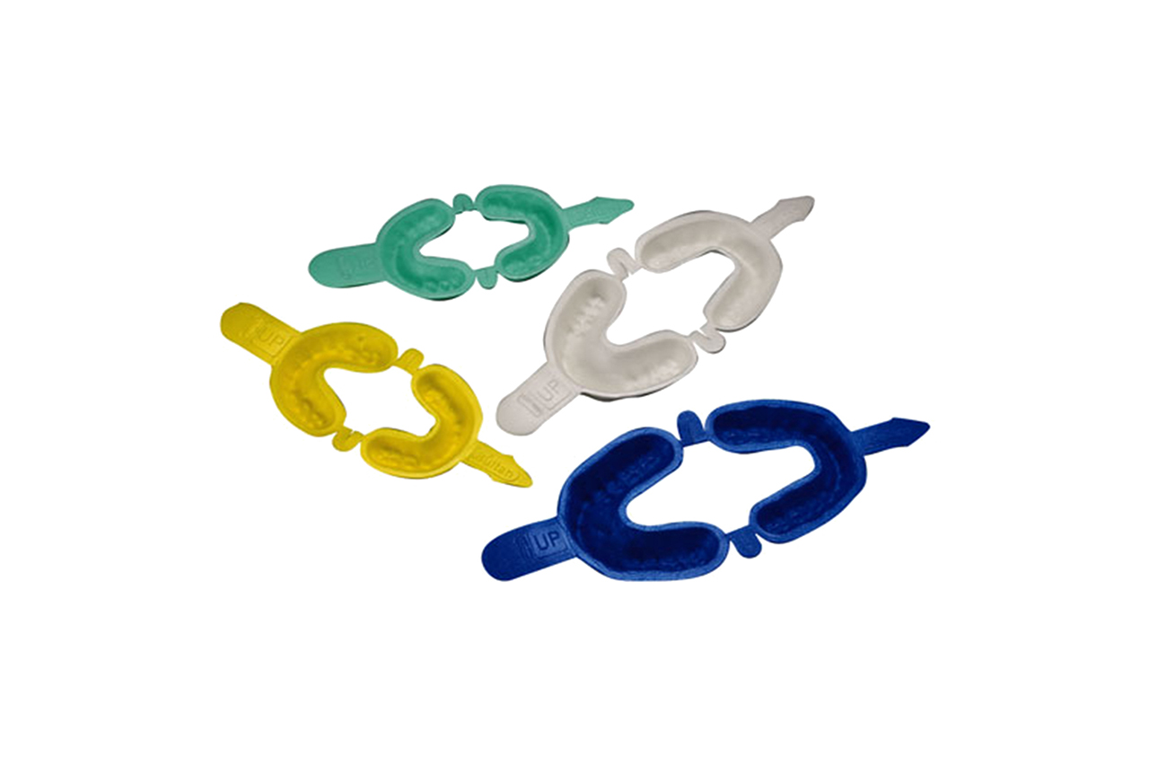 NUPRO Dual Arch Fluoride Trays Foam Pedo Aqua Disposable 50/Bg thumbnail 6