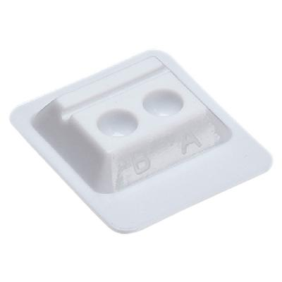 Bondwell Disposable Mixing Wells, 2-Well, White, 500/Pk, 900MW(B)-2 product image