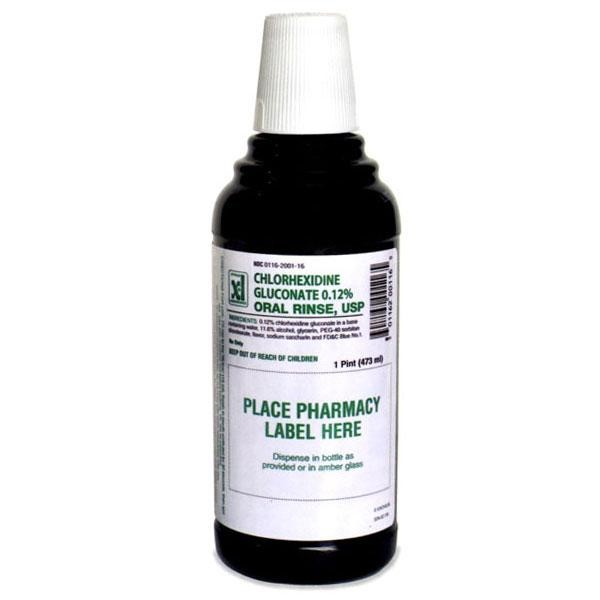Chlorhexidine Gluconate 0.12% Oral Rinse Mint 16oz 1999PET16 thumbnail 3