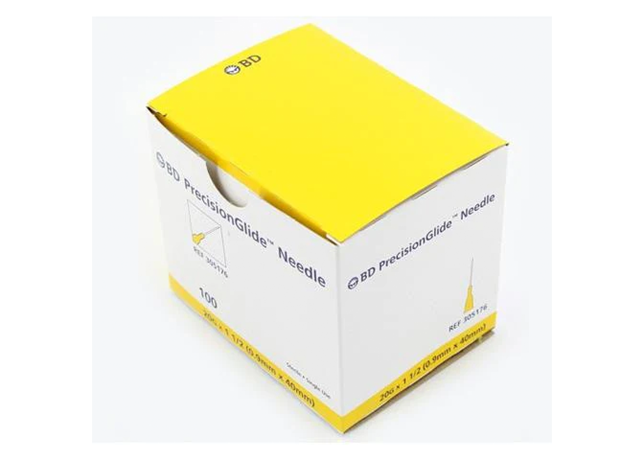 Precisionglide 20G x 1-1/2" Reg Bevel Needle (100) product image