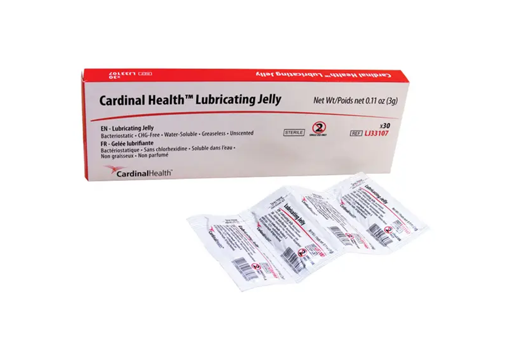 Bacteriostatic Lubricating Jelly Sterile 3g (144) - Bacteriostatic Lubricating Jelly Sterile 3g (144) - Image 1